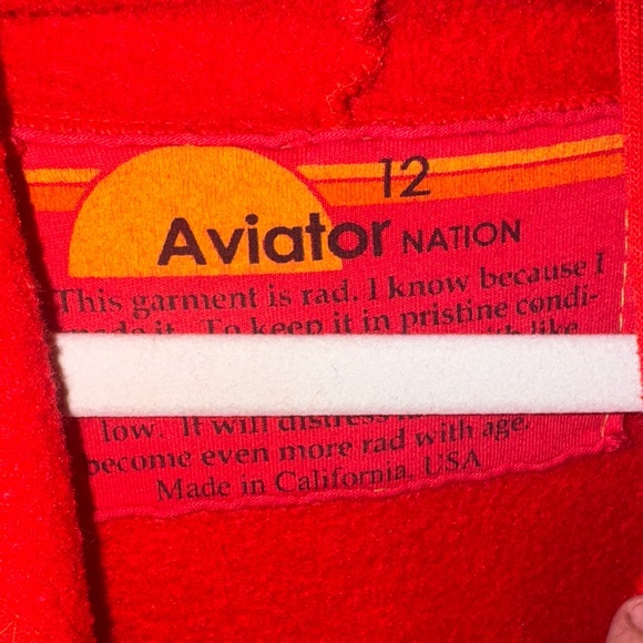 Aviator Nation Hoodie- with Smiley Face - Picture 7 of 7